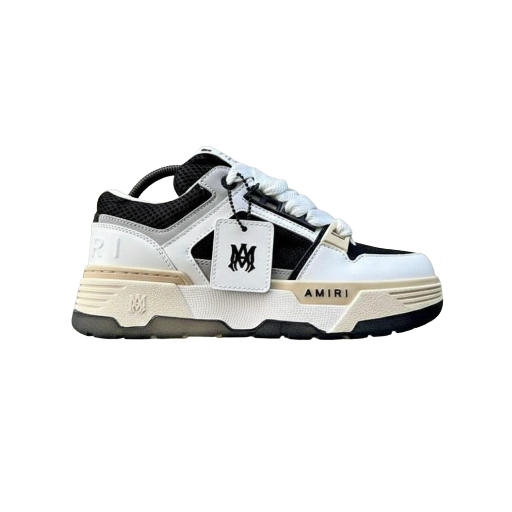 Gothic Cross Street Low Sneaker – Black White (Replica)